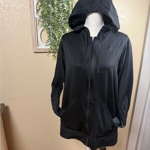 Nike Men Black Full-Zip Hoodie
